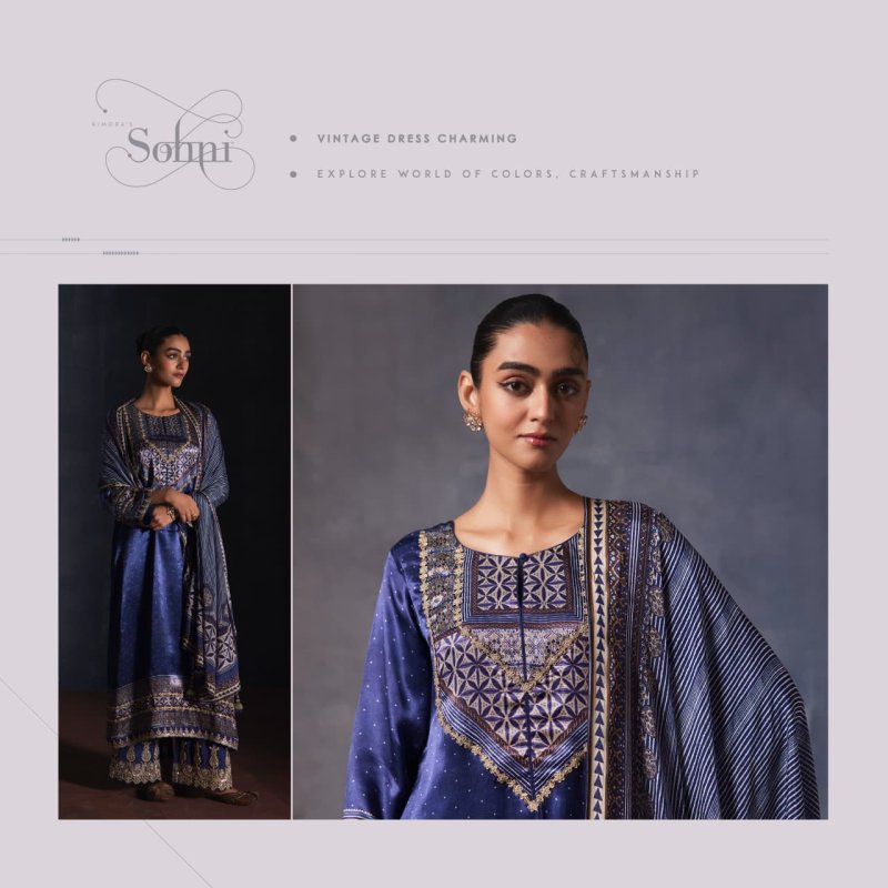 Lajjo By Kimora Sohni Gaji Silk Printed Salwar Suits